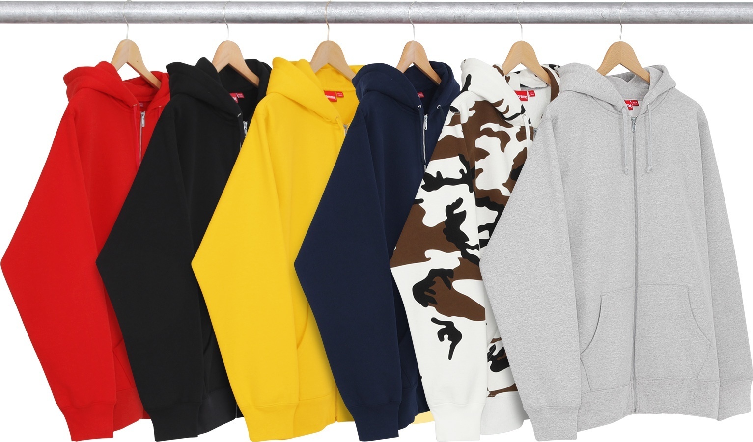 Rib Logo Zip Up Sweat